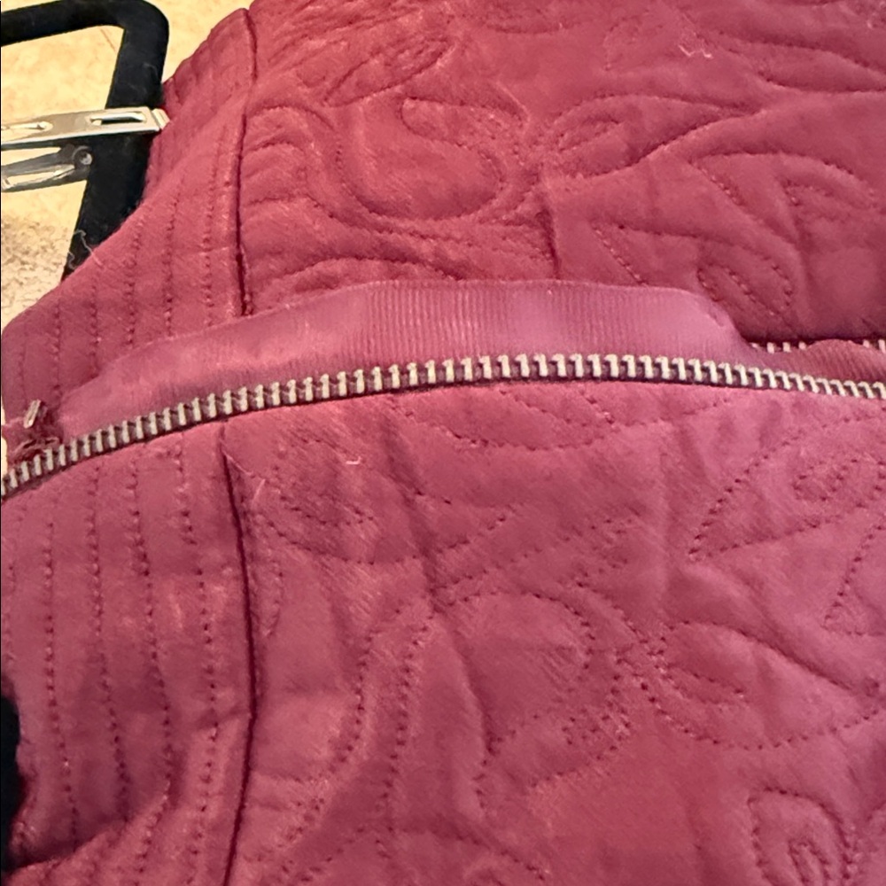 Anthropologie Burgundy Embroidered Mini Skirt - Picture 8 of 9